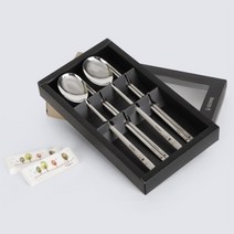 리멤버 레이저 부부수저+받침 세트, 단품, 단품