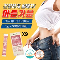 마른기분 다이어트 환 보조제 체지방 감소 가르시니아 캄보디아 추출물 살 빼는 빠지는 알로에전잎 차단제 억제제 쾌변 차전자피 분말 가루 약10포 탄수화물 지방 분해 식약처 인증, 90포(3개월)