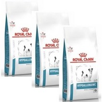 로얄캐닌 하이포알러제닉 스몰독 알러지 피부염증상 1KG X 3개, 1KG 3개