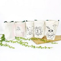 에코 텀블러 백 보냉 가방 만들기 취미 키트 재료 DIY, 4. 하트 고래