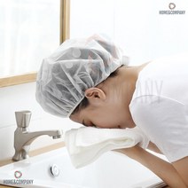 헤어트리트먼트 큐티 물방울 샤워캡(그레이) 목욕 방수캡 찜질방 헤어팩 팩