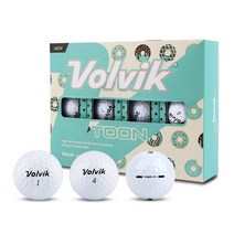 [VOLVIK] 볼빅 NEW 툰 2피스 골프공 12p 화이트 1개, 볼빅 NEW TooN_화이트1더즌, 볼빅 NEW TooN_화이트1더즌, 선택완료