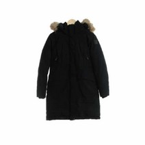 블랙야크 블랙 구스다운 고어텍스롱패딩 여자 S 0777