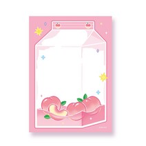 달달 스튜디오 떡메모지 감성일러스트 20종 떡메 감성떡메, 2.피치밀크
