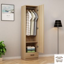 키큰옷장 틈새옷장 키큰장 코너장 작은방옷장 롱 붙박이거울 일룸옷장 싱글장롱, 단문, 복장을 갖추다, 원클릭 50*50*180 색상 댓글