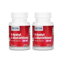 [2세트] 자로우 S-아세틸 L-글루타치온 100mg 60정 아세틸글루타치온 Glutathione, 2개