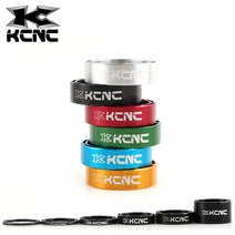 KCNC 자전거 헤드셋 스페이서링 스페이스 스템 높이 조절 MTB 로드 사이클, 20mm 블루, 1개