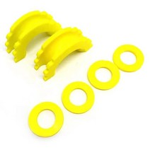 자동차견인고리 D 링 걸쇠 아이솔레이터 와셔 포함 3 4 인치 견인 트레일러 고무 보호 커버, -YL, 1개