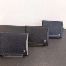 니꼴밀러 NICOLEMILLER 배색 포인트 소가죽 남성 머니클립 3컬러 13PN72