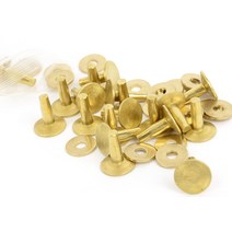 가죽공예 - 신주 리벳 *20개 한세트* 신주재질, 9mm-9mm발