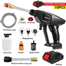30Bar 무선 고압 세차 물 Spay 총 Makita 18V-21V 배터리에 대 한 휴대용 고압 세탁기 거품 발생기, 협력사, 작은 배터리 하나