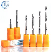 플라스틱/PVC 절단 도구에 대 한 JIALING 3.175mm 1pc 아크릴 커터 카바 이드 밀 Cnc, 04 3.175x2x8