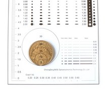 게이지 스팟 게이지 비교 카드 눈금자 포인트 도트 라인 스크래치 영역 원형 직경 폭 두께 마이크로미터, 한개옵션1, 한개옵션0
