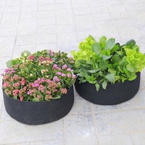 그로우백 부직포 화분, 블랙_대형