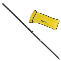 AdirPro 탄소 섬유 스냅락 로버 로드 2m 토지 측량 및 엔지니어링용 4섹션 접이식 GPS 폴 RTK GPS/GNSS 액세서리 레벨 바이알 패딩 폼 그립 휴대용 케이스 포함