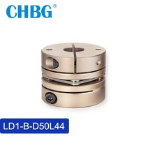 후렉시블 조인트 플렉시블 LD1 D50L44 Flexible Single Disk Coupler Diaphgram Coupling Joint Stepmotor 8mm 10mm t, 16x18