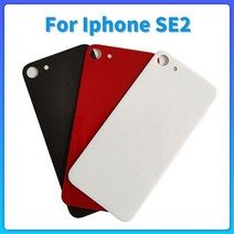 뒷면 수리 하우징 케이스 뒷판 교체 호환 스크린 뒤 표지 유리 아이폰 SE2 최대 배터리 후면 렌즈 큰 구멍 전화 부품 그레이 화이트 레드 골드, SE2 Big Hole White
