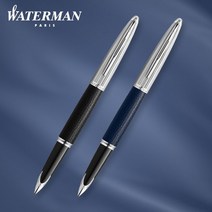 워터맨 만년필 까렌 레더 CT 2색상, 상세설명 참조, F-기본촉/블랙 (1WW122065)