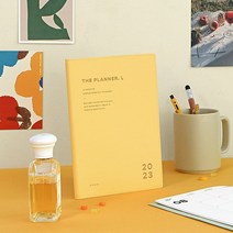 아이코닉 2023 더 플래너 L 먼슬리 스케줄러 다이어리, 03 Cream mint
