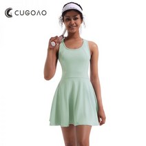 CUGOAO 여자 스포츠 테니스 복장 연약한 고탄력 골프 빠른 건조한 적당 반바지 2pcs 세트 여성 배드민턴 운동복