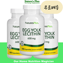 난황유 난유 레시틴 레시친 600mg 180개입 3개 [미국 직배송], 180정, 180정