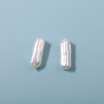 [6379-19]아크릴진주(막대) 6*16.5mm (화이트) [1개], 1개