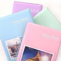 추억 일상 기록 데일리 40포켓 투명한 포토 앨범_ 94590EA, 민트그린