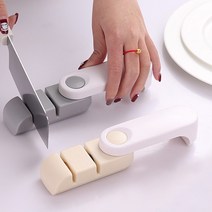 미니칼가는기계 접이식 휴대용 칼가는법 자동칼갈이 샤프너 연마기 샤프닝 파스텔 색감, 그레이