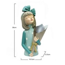 다이소 꽃병 한보름화병 프리츠한센 이케바나 화병 26 가지 현대 소녀 수지 장식품 홈 거실 인형 공예 사무실 데스크탑 꽃꽂이 동상 장식, 25. 25