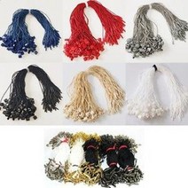 택고리 실고리 택끈 행택고리 택고무줄 실고리핀, 블랙+골드핀, 1개