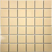 자기질모자이크타일 48mm/밀크티[유광]