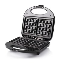 미니붕어빵기계 전기 타코야끼기계 OXPHIC-750W 와플 메이커 기계 미니 DIY 케이크 주방 기기 팬케이크, [01] Black, [01] 220V, [04] KR