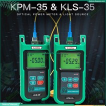 광 파워 미터 케이블 측정기 휴대용 광섬유 테스터 단일 모드 광원, KPM35-7 and KLS-35M