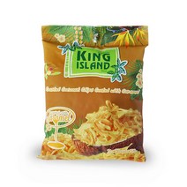 킹 아일랜드 카라멜맛 코코넛 칩 스낵 50g