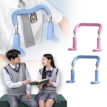 로아 바른 자세 교정기 책상 허리 고정 도우미, 블루, 1개