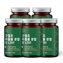 자연바름 관절연골엔 구절초 추출물 정 L250 콘드로이친 보스웰리아 우슬등복합물, 70정 x 5개