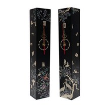 스튜디오아윤 나전칠기 자개벽시계 송학 나비