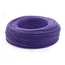 2M/5M UL1007 PVC 주석 도금 구리 와이어 케이블 30/28/26/24/22/20/18/16 AWG 화이트/블랙/레드/옐로우/그린/블루/그레이/퍼플/브라운/오렌지, [02] purple, [02] 2m, [07] 20 AWG