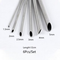 도예 조소 세라믹 구멍 펀치 스테인레스 스틸 둥근 주전자 오프너 피스 도자기 펀칭 도구 12cm 6개, 6pcs