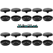 아우디a6부품 10 pcs 카시트 벨트 정지 버튼 클립 패스너 아우디 a4 a3 a6 c6 b7 b8 b5 q5 좌석 레온 이비자 스코다 파비아 예티 슈퍼, 검은색