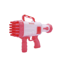 32구 바주카 버블건 장난감 자동 게틀링 비눗방울 총, 32구 바주카 - 핑크