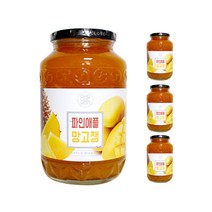 초록원 파인애플 망고잼 1KG, 4개