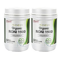 뉴질랜드 하이웰 프리미엄 오가닉 노니 1900mg 200캡슐 x2 포도씨오일 노니분말, 2box