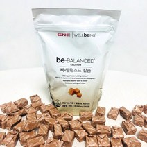 GNC 비 밸런스드 칼슘 카라멜 60정 2개월분 가족 부모님 어린아이 칼슘영양제 + 비타민D 뼈 치아 생성 도움 여성호르몬 감소에 의한 골다공증 도움