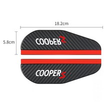 백미러 사이드미러 탄소 섬유 후면보기 사이드 미러 비 눈썹 자동 보호 미니 쿠퍼 S R56 R53 R60 F56 자동차 액세서리 2 개, 01 Black, 01 Black