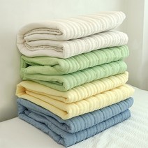 시원하고 포근한 빅셔링 뱀부 시어서커 여름패드, 빅셔링시어서커_레몬옐로우