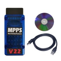 최신 MPPS V22.2.3.5 ECU 마스터 V21 메인 + 트라이코어 멀티 부트 브레이크 아웃 케이블 칩 튜닝 스캐너