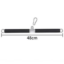 트라이셉스로프 체육관 Pully 케이블 기계 첨부 파일 휘트니스 이두근 삼두근 뒤로 블래스터 로프 LAT 당겨, 01 only bar