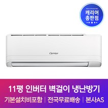 캐리어 11평 인버터 벽걸이 냉난방기 기본설치비포함 용인 광주 이천 여주 양평 에어컨설치, 기본