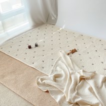 돗투돗x마롤로뜨 아기 이불 누빔 패드 유아 요, 퍼플베리_누빔패드이불, 1개